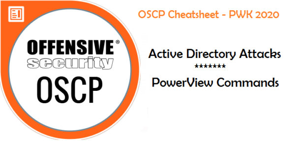 OSCP Cheatsheet PowerView Commands 1